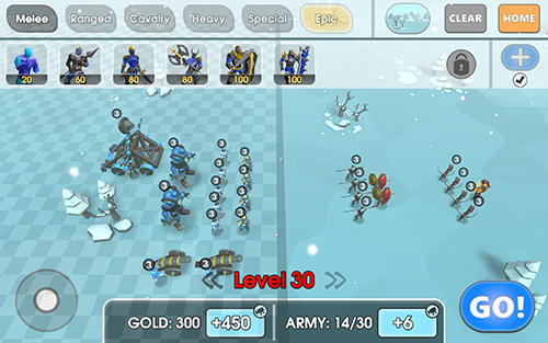 Gameplay screenshot from epic battle simulator 2 for Android