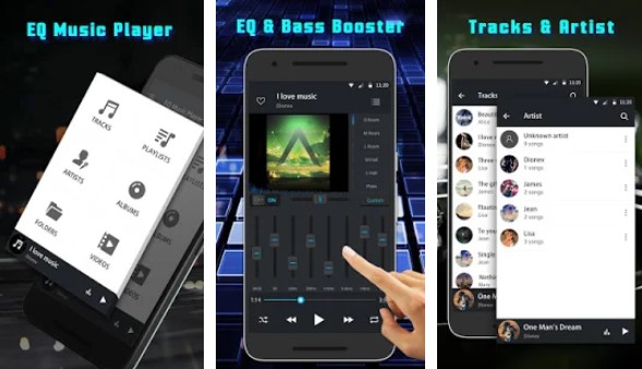 Gameplay screenshot from equalizer music player pro for Android