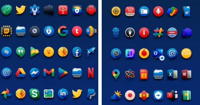 paquete de iconos ergon MOD APK Android
