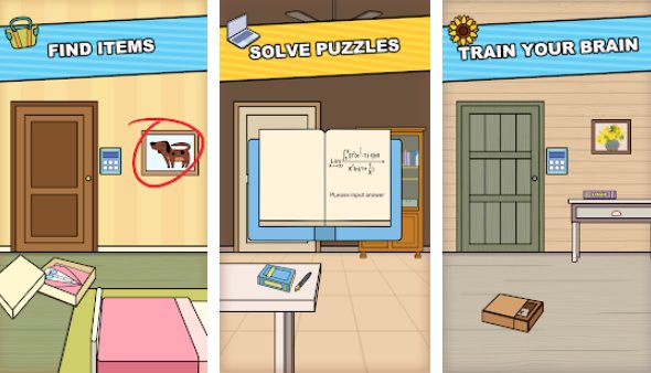 Gameplay screenshot from escape room mystery word for Android