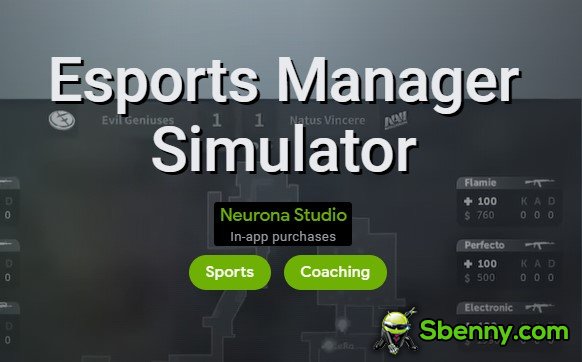 simulateur de gestionnaire d'esports