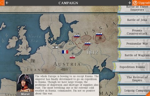 Gameplay screenshot from european war 4 napoleon for Android