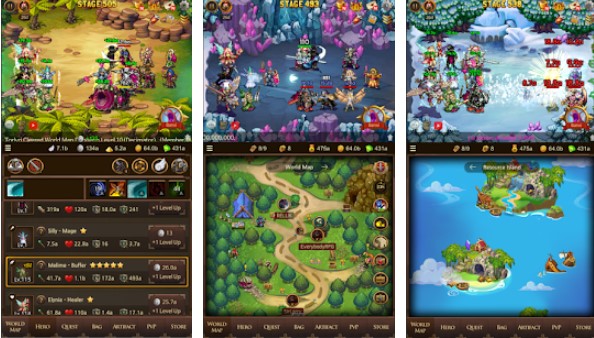 Gameplay screenshot from everybody s rpg reborn for Android