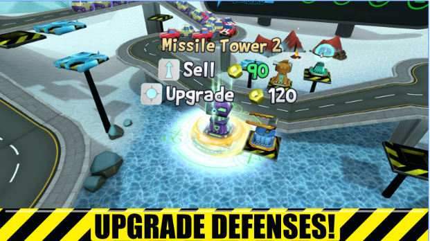 Gameplay screenshot from evil robot traffic jam for Android