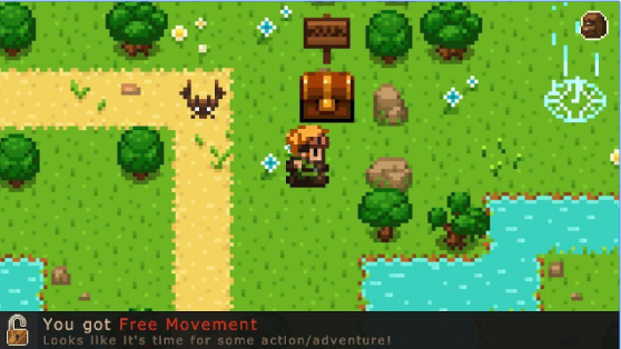 Gameplay screenshot from evoland for Android