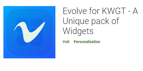 evolucionar para kwgt un paquete único de widgets