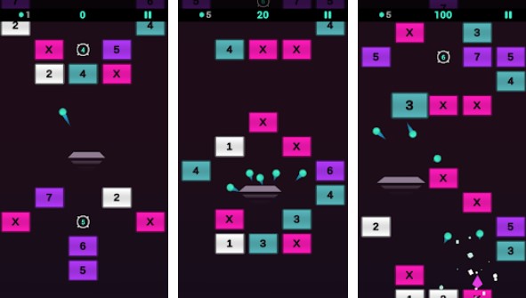 Gameplay screenshot from evonoid bounce balls bricks breaker evo ads free for Android