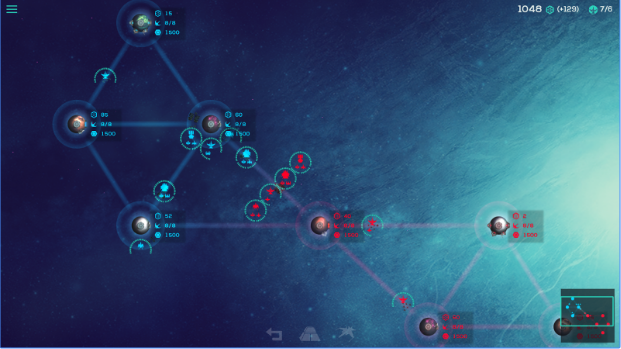 Gameplay screenshot from expansion rts for Android