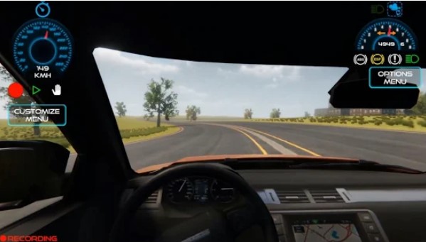 Gameplay screenshot from extremaly car simulator 2020 drive and drift for Android
