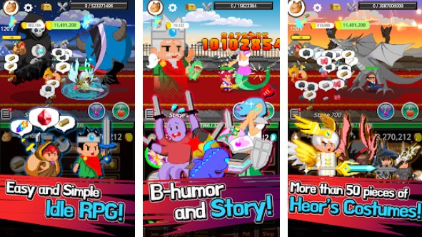 Gameplay screenshot from extremeJobs knight s assistant vip for Android