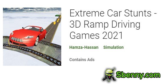 ekstremalne akrobacje samochodowe 3D gry jazdy na rampie 2021