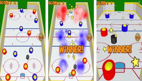 Gameplay screenshot from extreme ice hockey pro for Android