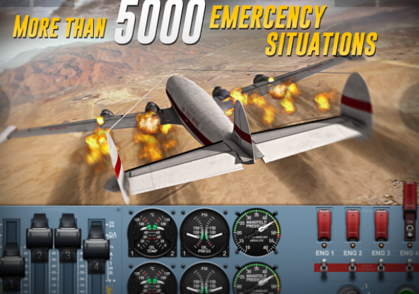 Gameplay screenshot from extreme landings for Android