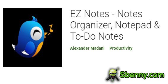 ez notes note organizador bloc de notas y para hacer notas