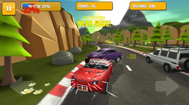 Gameplay screenshot from faily brakes 2 car crashing game for Android