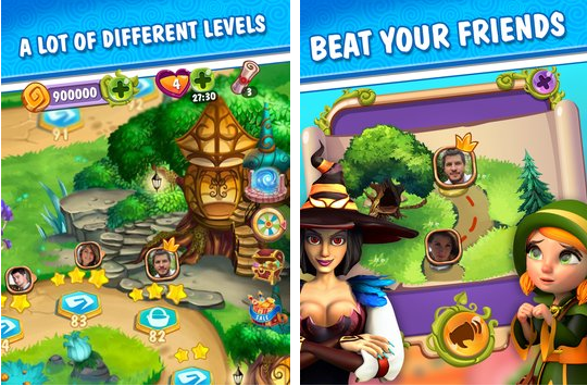 Gameplay screenshot from fairy mix for Android