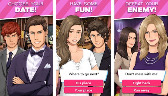 Gameplay screenshot from fall in love choose your story for Android
