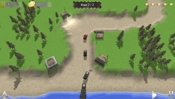 Gameplay screenshot from fall of reich ww2  alied siege for Android
