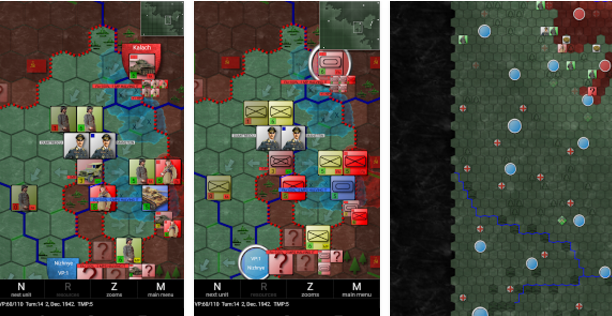 Gameplay screenshot from fall of stalingrad conflicts for Android