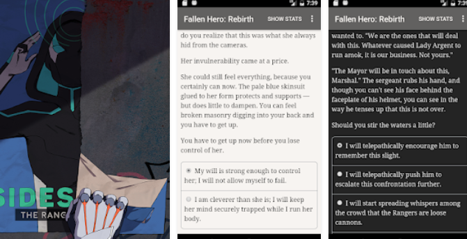 Gameplay screenshot from fallen hero rebirth for Android