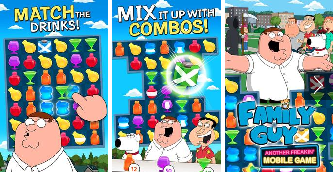 Gameplay screenshot from family guy freakin mobile game for Android