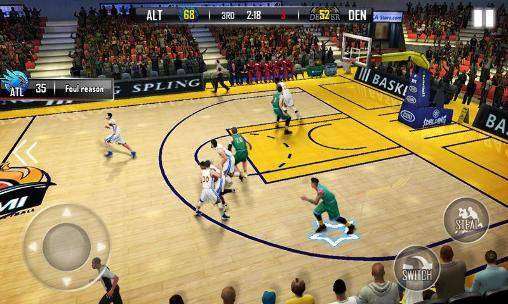Gameplay screenshot from fanatical basketball for Android