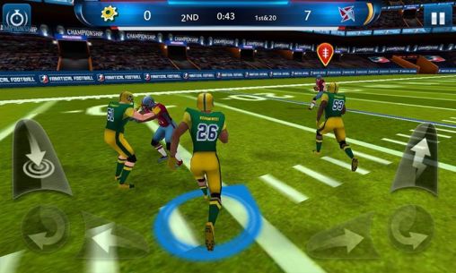 Gameplay screenshot from fanatical football for Android
