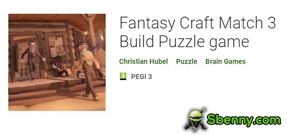 gioco di puzzle di costruzione match 3 di artigianato fantasy