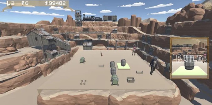 Gameplay screenshot from fantasy craft match 3 build puzzle game for Android