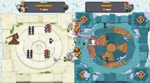 Gameplay screenshot from fantasy legion army battler for Android