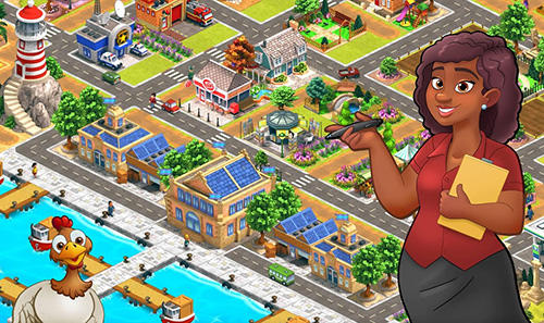Gameplay screenshot from farm dream village harvest town paradise sim for Android