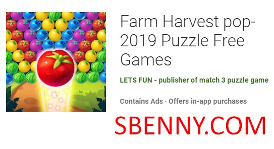 farm harvest pop 2019 puzzle logħob b'xejn