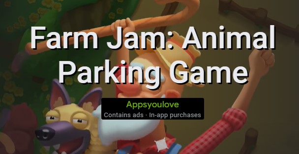jogo de estacionamento de animais de fazenda
