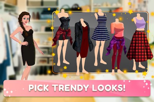 Gameplay screenshot from fashion fever 2 top models and looks styling for Android