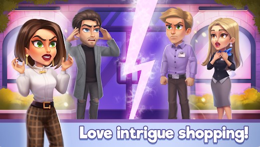 Gameplay screenshot from fashion shop tycoon style game for Android