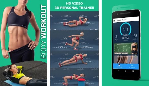 female workout get fit in 8 weeks MOD APK Android
