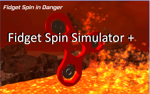 Fidget spin simulator plus