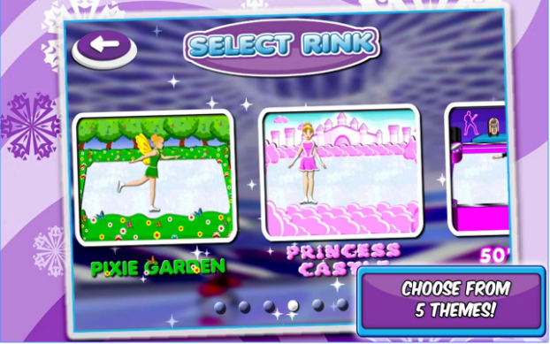 Gameplay screenshot from figure skating for Android