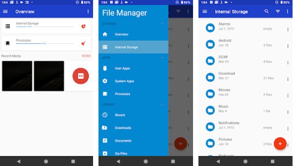 Gameplay screenshot from file manager and memory cleaner pro for Android