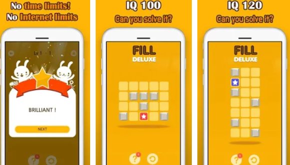 Gameplay screenshot from fill deluxe vip for Android