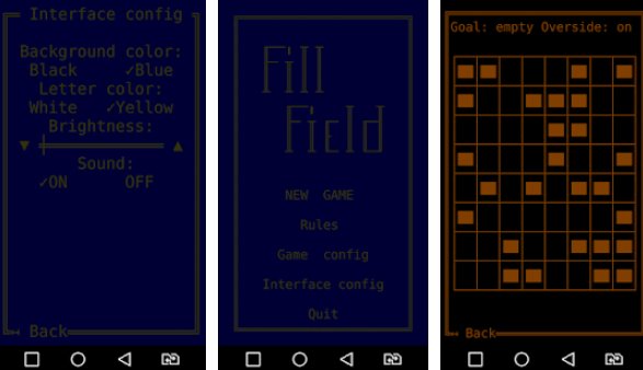 Gameplay screenshot from fillfield for Android
