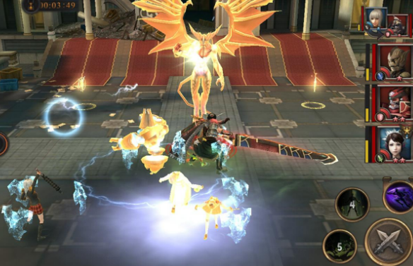 Gameplay screenshot from final fantasy awakening 3d arpg lisensi resmi se for Android