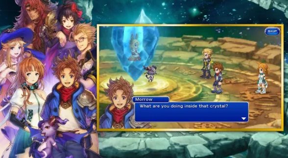 Gameplay screenshot from final fantasy dimensions ii for Android