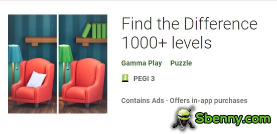 find the difference 1000 plus levels
