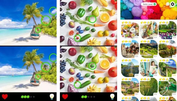 Gameplay screenshot from find the difference 1000 plus levels for Android