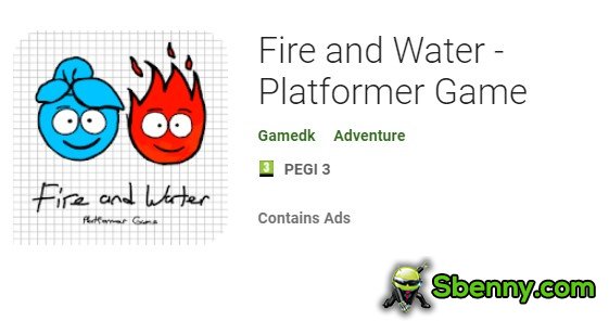 fire and water platformer game