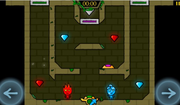 Gameplay screenshot from fireboy and watergirl elements for Android