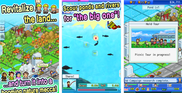 Gameplay screenshot from fish pond park for Android