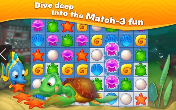 Gameplay screenshot from fishdom for Android