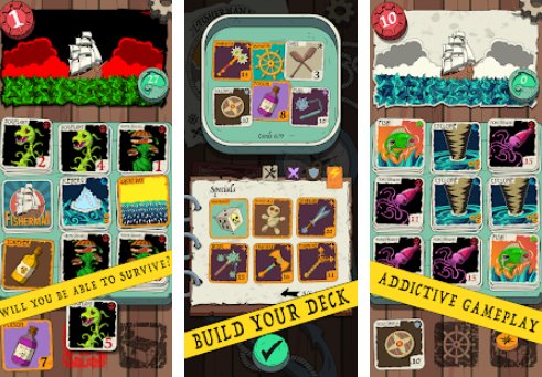 Gameplay screenshot from fisherman cards game for Android